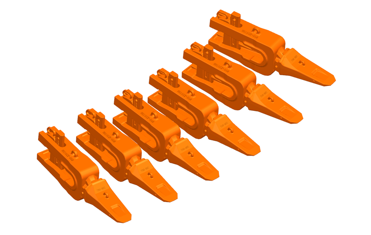 75SV2 Tooth Point For Whisler 10 Lip System